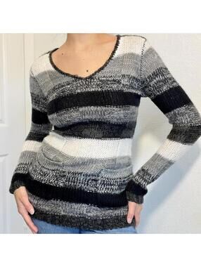 Striped Knit Sweater
